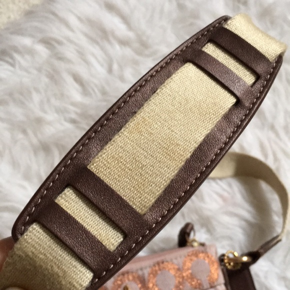 Coach Bags Coach Shimmer Rose Gold Crossbody Bag Poshmark
